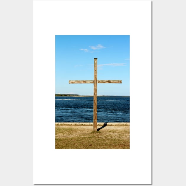 Seaside Cross Wall Art by Cynthia48